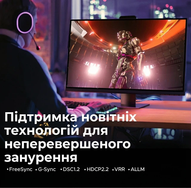 Кабель Ugreen DP131 DisplayPort v2.1 80 Гбит/с 16K 60Hz 4K 240Hz VESA 2 м Черный (55568) - изображение 5