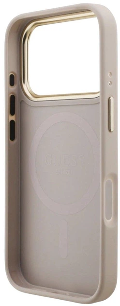 Etui Guess 4G Stripe MagSafe do Apple iPhone 17 Pro Pink (3666339520816) - obraz 6