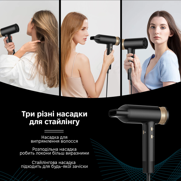Фен Inspire WT-646 black - зображення 7