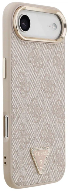 Панель Guess 4G Triangle Logo MagSafe для Apple iPhone Air Rose Gold (3666339521448) - зображення 4