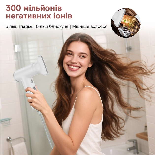Фен Inspire WT-672-mini white - зображення 4