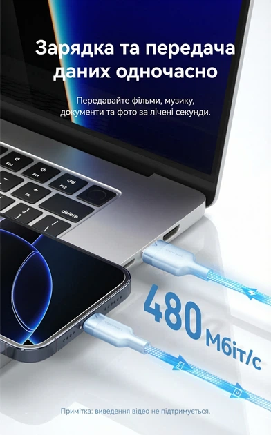 Кабель Vention USB-A - USB-C 3A 60W 1 м Черный, QC, CarPlay (CTNBF) - Фото 8 Кабель Vention USB-A - USB-C 3A 60W 1 м Черный, QC, CarPlay (CTNBF) - изображение 8