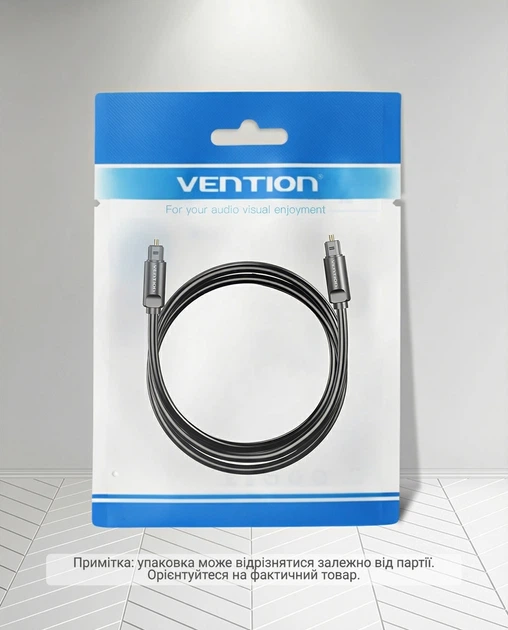 Кабель оптический Vention Toslink (S/PDIF) 2 м Черный, Hi-Fi, 5.1, 7.1 (BAEBH) - изображение 14