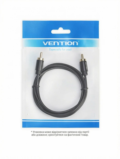 Кабель Vention Coaxial RCA - RCA 1.5 м S/PDIF, Hi-Fi, Video Черный (VAB-R09-B150) - изображение 13