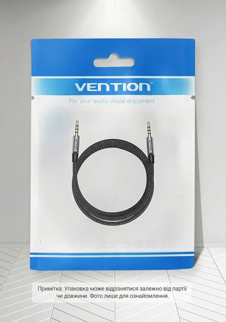 Кабель Vention TRRS Audio 3.5 мм 1.5 м 4-pin, с поддержкой микрофона, в оплетке Серый (BAQHG) - изображение 13
