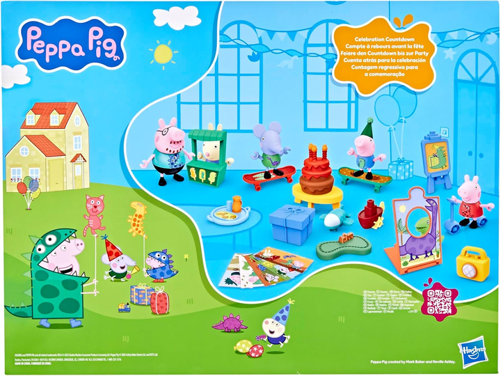 Адвент календарь вечеринка Джорджа Свинка Пеппа PEPPA PIG George s Party Advent Calendar with 24 Surprise Toys - изображение 9
