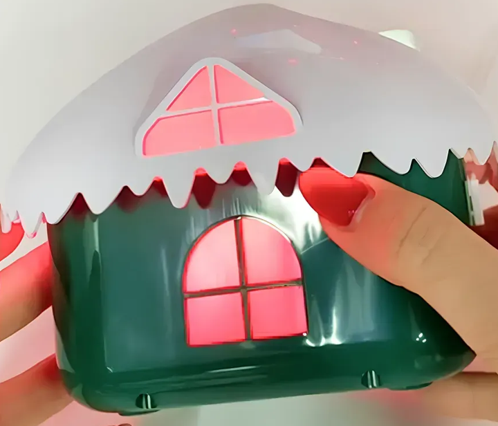 Нічник проектор новорічний від USB + 5 змінних лінз, Christmas Lamp, Зелений (L) - зображення 4
