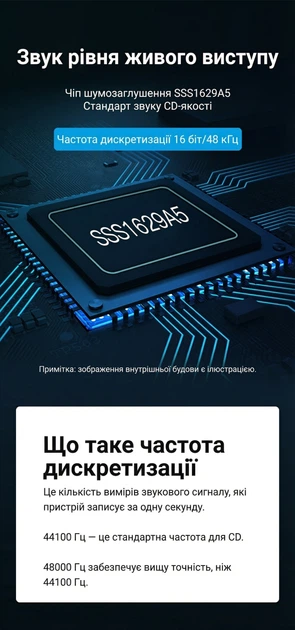 Внешняя звуковая карта Vention USB 2.0 - 3x 3.5 мм 0.5 м регулятор громкости, кнопки отключения звука Черный (CDRBD) - изображение 6