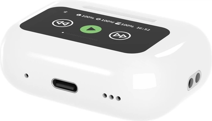 Навушники Gembird TWS-LCD-ANC-01-W White - зображення 5