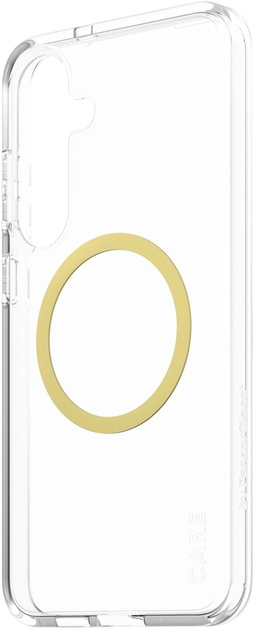 Панель PanzerGlass Flagship Urban Combat QI для Samsung Galaxy S25 Plus Transparent-Yellow (5715685016943) - зображення 2