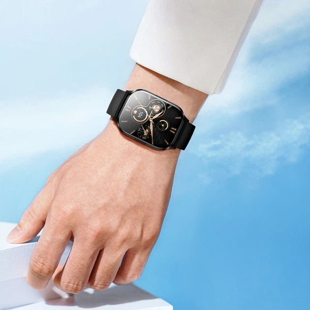 Смарт-годинник LEMFO HK21 Silver AMOLED екран. - зображення 9