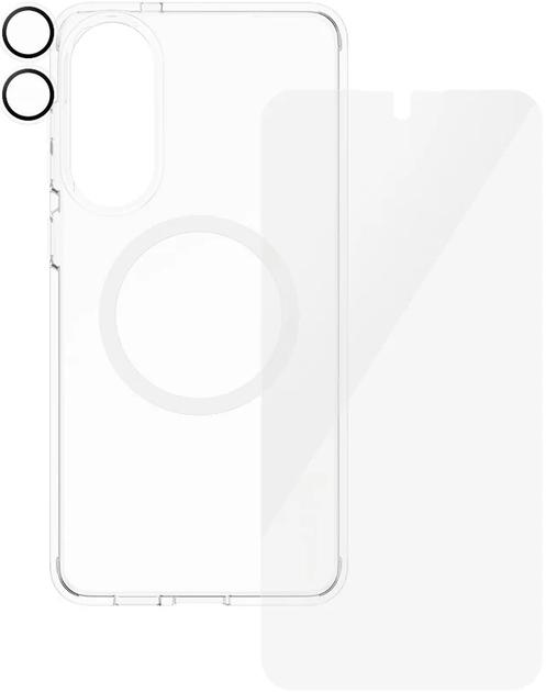 Панель PanzerGlass Flagship MagSafe 3in1 для Samsung Galaxy S25 Edge Transparent (5715685025983) - зображення 2