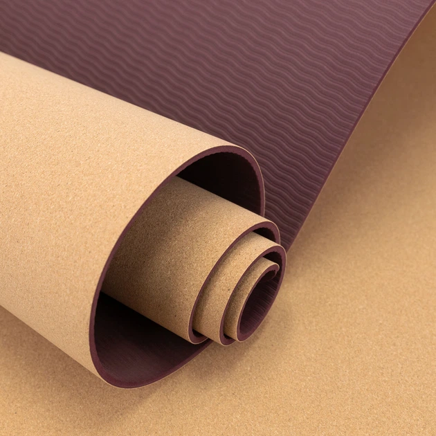 Mata korkowa do jogi Spokey SAVASANA (5905339430656) - obraz 10