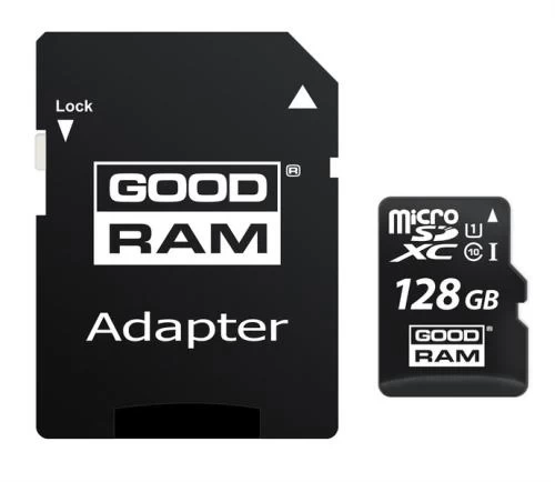 Карта пам'яті microSDXC, 128Gb, Goodram M1AA, SD адаптер (M1AA-1280R12) - зображення 2