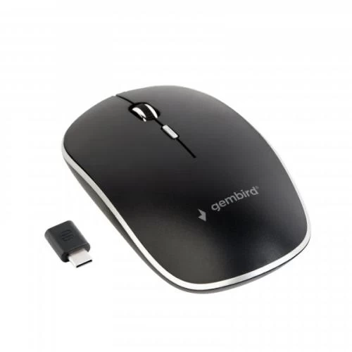 Миша Gembird MUSW-4BSC-01 бездротова, Black, USB Type-C ресивер, dpi:1600, USB, AAx1 шт - Фото 4 Миша Gembird MUSW-4BSC-01 бездротова, Black, USB Type-C ресивер, dpi:1600, USB, AAx1 шт - зображення 4
