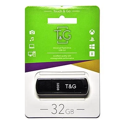 Флеш накопитель USB 32Gb T&G Shorty TG011, Black, USB 2.0 (TG011-32GBBK) - Фото 2 Флеш накопитель USB 32Gb T&G Shorty TG011, Black, USB 2.0 (TG011-32GBBK) - изображение 2