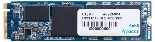 Твердотельный накопитель SSD 512Gb, Apacer AS2280P4, PCI-E 3.0 x4, M.2 (AP512GAS2280P4-1) - Фото 1 Твердотельный накопитель SSD 512Gb, Apacer AS2280P4, PCI-E 3.0 x4, M.2 (AP512GAS2280P4-1) - изображение 1