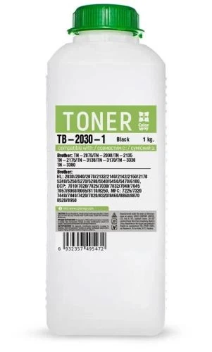 Тонер Brother HL-2030/2040/2070/5240/5250/5270/5280, 1 кг, ColorWay (TB-2030-1) - изображение 2
