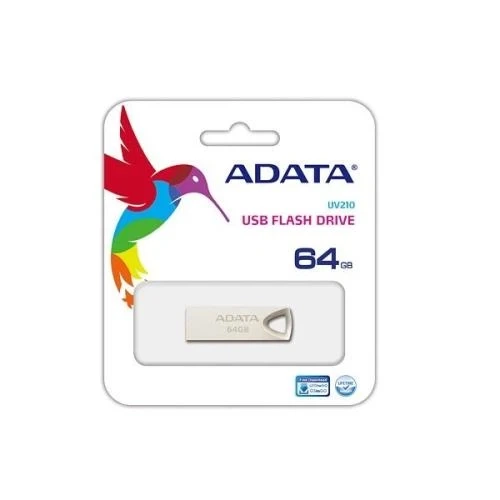 Флеш накопитель USB 64Gb ADATA UV210, Silver, USB 2.0 (AUV210-64G-RGD) - изображение 8