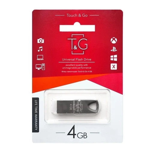 Флеш накопитель USB 4Gb T&G Metal TG117, Black, USB 2.0 (TG117BK-4G) - изображение 5