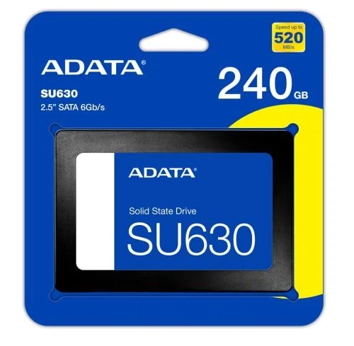 Твердотельный накопитель SSD 240Gb, ADATA Ultimate SU630, SATA3, 2.5" (ASU630SS-240GQ-R) - Фото 3 Твердотельный накопитель SSD 240Gb, ADATA Ultimate SU630, SATA3, 2.5" (ASU630SS-240GQ-R) - изображение 3