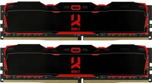 Память 16Gb x 2 (32Gb Kit) DDR4, 3200 MHz, Goodram IRDM X, Black (IR-X3200D464L16A/32GDC) - изображение 2