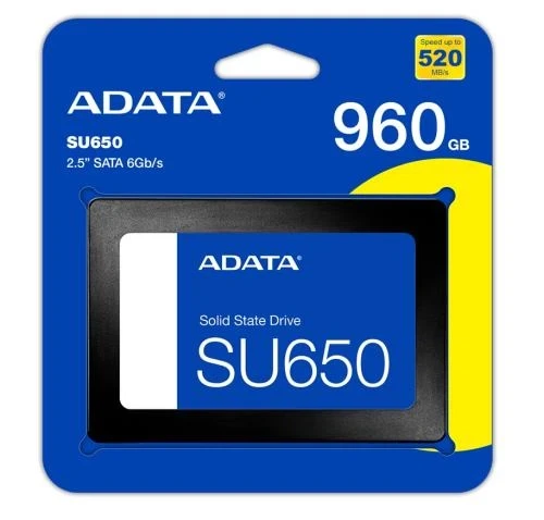 Твердотельный накопитель SSD 960Gb, ADATA Ultimate SU650, SATA3, 2.5" (ASU650SS-960GT-R) - изображение 3