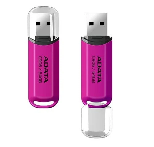 Флеш накопитель USB 64Gb ADATA C906, Purple, USB 2.0 (AC906-64G-RPP) - изображение 5
