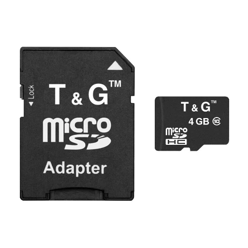 Карта пам'яті microSDHC, 4Gb, T&G, Class10, SD адаптер (TG-4GBSDCL10-01) - Фото 4 Карта пам'яті microSDHC, 4Gb, T&G, Class10, SD адаптер (TG-4GBSDCL10-01) - зображення 4