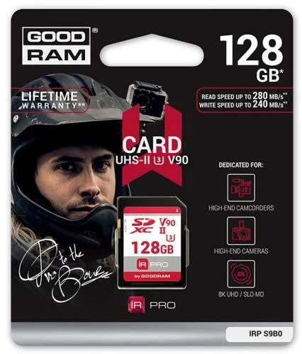 Карта памяти SDXC, 128Gb, Goodram IRDM PRO S9B0 (IRP-S9B0-1280R11) - изображение 2