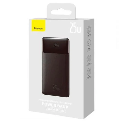 Универсальная мобильная батарея 20000 mAh, Baseus Bipow, Black, 25 Вт (PPBD020301) - изображение 6