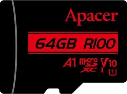 Карта памяти microSDXC, 64Gb, Apacer R100, без адаптера (AP64GMCSX10UB-RA) - Фото 3 Карта памяти microSDXC, 64Gb, Apacer R100, без адаптера (AP64GMCSX10UB-RA) - изображение 3