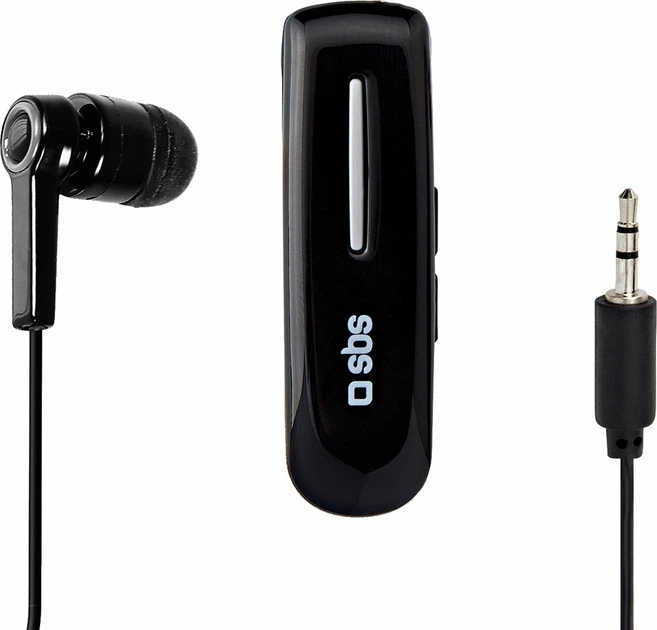 Навушник SBS Wireless Earset with Clip Black (8018417206023) - зображення 2