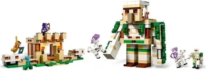 Конструктор майнкрафт Фортеця Залізний голем Minecraft 998 деталей - зображення 3