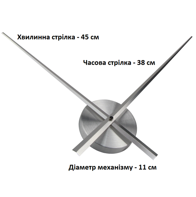 3D Часы настенные 130 см NC (Чехия) наклейки DIY 3Д эффект Римские2-S зеркальные большие серебристые - изображение 4
