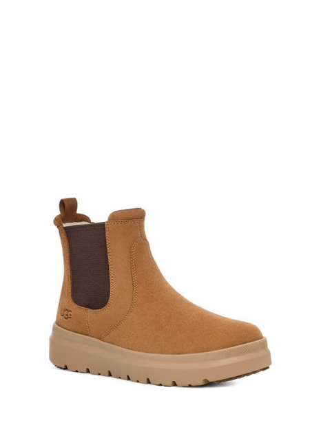 Чоловічі уггі Чоботи Зимові Замшеві Челсі Коричневі UGG Men's Burleigh Chelsea Fashion Boots Chestnut (41, коричневий) - зображення 3