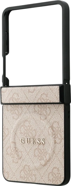 Панель Guess 4G Classic MagSafe для Samsung Galaxy Flip 7 Pink Sand (GUHMZF7P4MSEGCP) - зображення 4