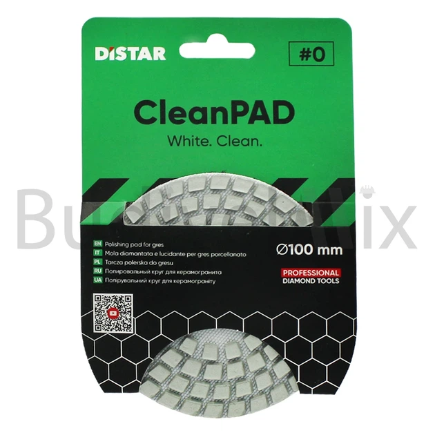 Круг алмазний полірувальний DiStar CleanPad №0 100x3x15 мм - Фото 1 Круг алмазний полірувальний DiStar CleanPad №0 100x3x15 мм - изображение 1