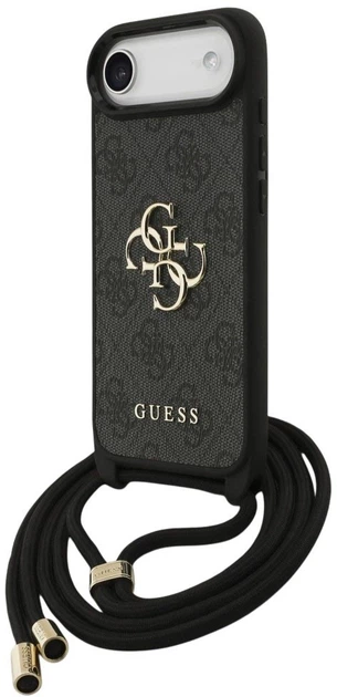 Etui Guess 4G Big Logo Cord Stap Crossbody do Apple iPhone Air Black (3666339526740) - obraz 2