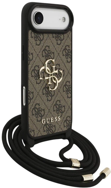 Панель Guess 4G Big Logo Cord Stap Crossbody для Apple iPhone Air Brown (3666339526788) - зображення 3
