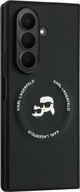 Etui plecki Karl Lagerfeld Karl&Choupette Pins MagSafe do Samsung Galaxy Fold 7 Black (KLHMZFD7PSMLRKCK) - obraz 3