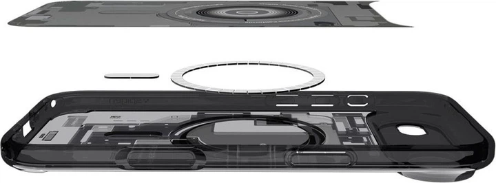 Панель Spigen Ultra Hybrid MagSafe Case для Apple iPhone 17 Air Zero One Black (ACS10320) - зображення 7