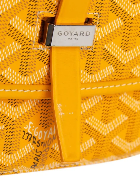 Сумка через плечо Goyard в желтом цвете. - Фото 4 Сумка через плечо Goyard в желтом цвете. - изображение 4
