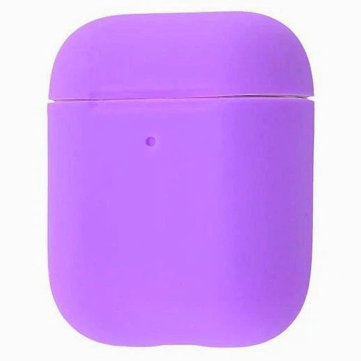 Чехол-накладка Silicone case Slim для AirPods Light Purple (30) лиловый - Фото 1 Чехол-накладка Silicone case Slim для AirPods Light Purple (30) лиловый - изображение 1