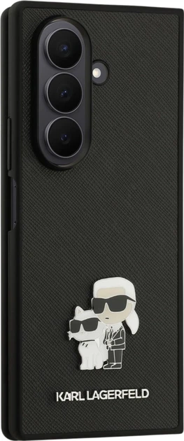 Панель Karl Lagerfeld Saffiano Karl&Choupette Pin для Samsung Galaxy Fold 7 Black (KLHCZFD7SAPKCNPK) - зображення 3