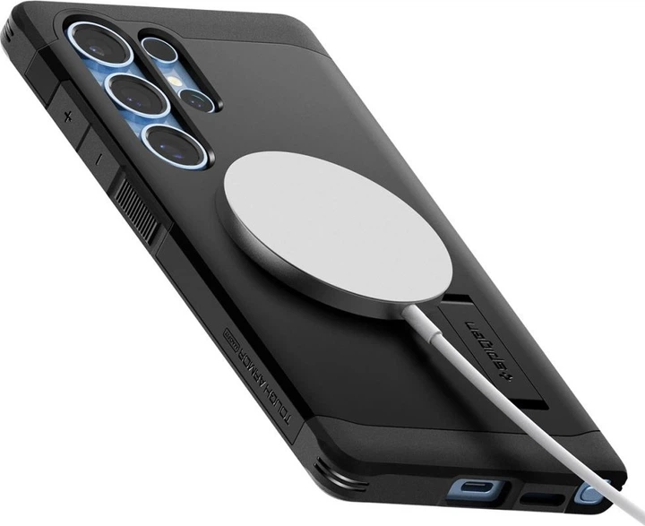Панель Spigen Tough Armor MagSafe Case для Samsung Galaxy S25 Ultra Black (ACS08964) - зображення 8