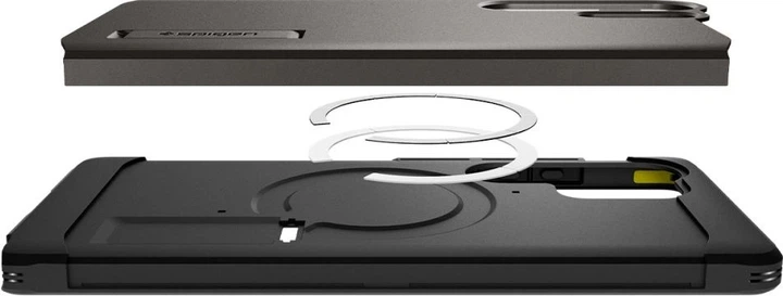 Панель Spigen Tough Armor MagSafe Case для Samsung Galaxy S25 Ultra Gray (SPN16595) - зображення 10
