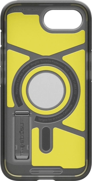 Панель Spigen Tough Armor MagSafe для Apple iPhone 16e Clear Gray (SPN16738) - зображення 4
