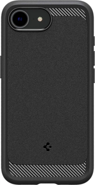 Панель Spigen Rugged Armor MagSafe case для Apple iPhone 16e Black (ACS09152) - зображення 2