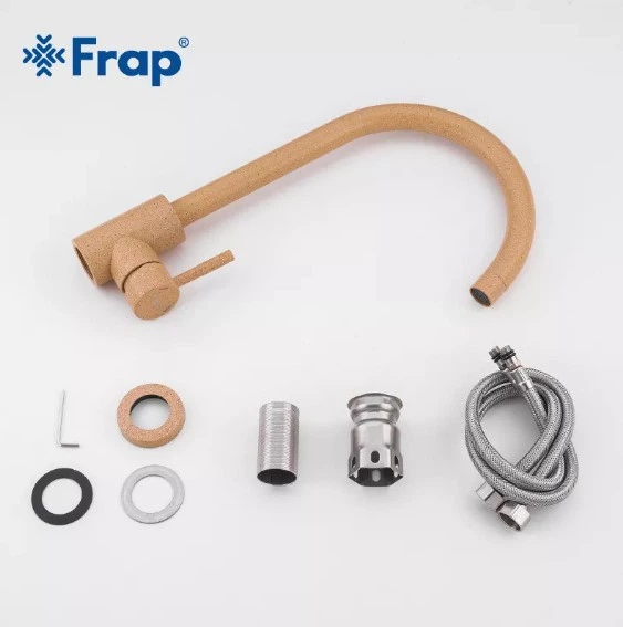 Кухонный смеситель бежевый Frap F40899-3 - изображение 6